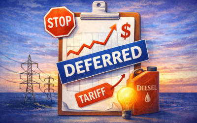 PRESS RELEASE: Tariff Adjustment Deferred with Support from the Government of the Republic of the Marshall Islands